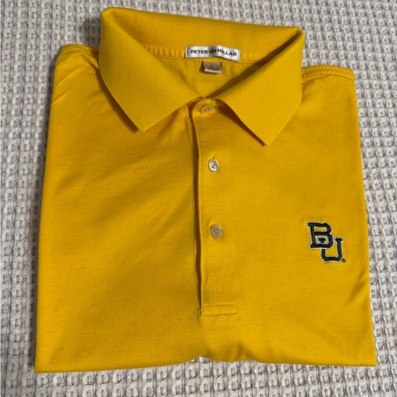 Peter Millar Yellow Polo Shirt - Picture 2 of 9
